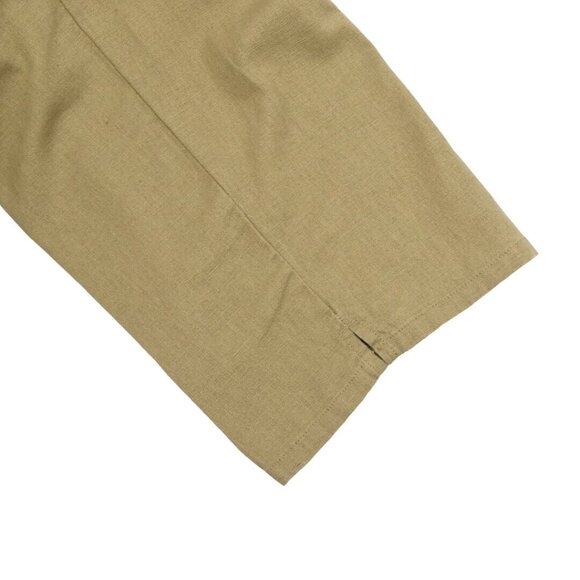 Bill Blass Linen Capri Pants Womens Size 14 Tan Casual Lightweight - Picture 9 of 9